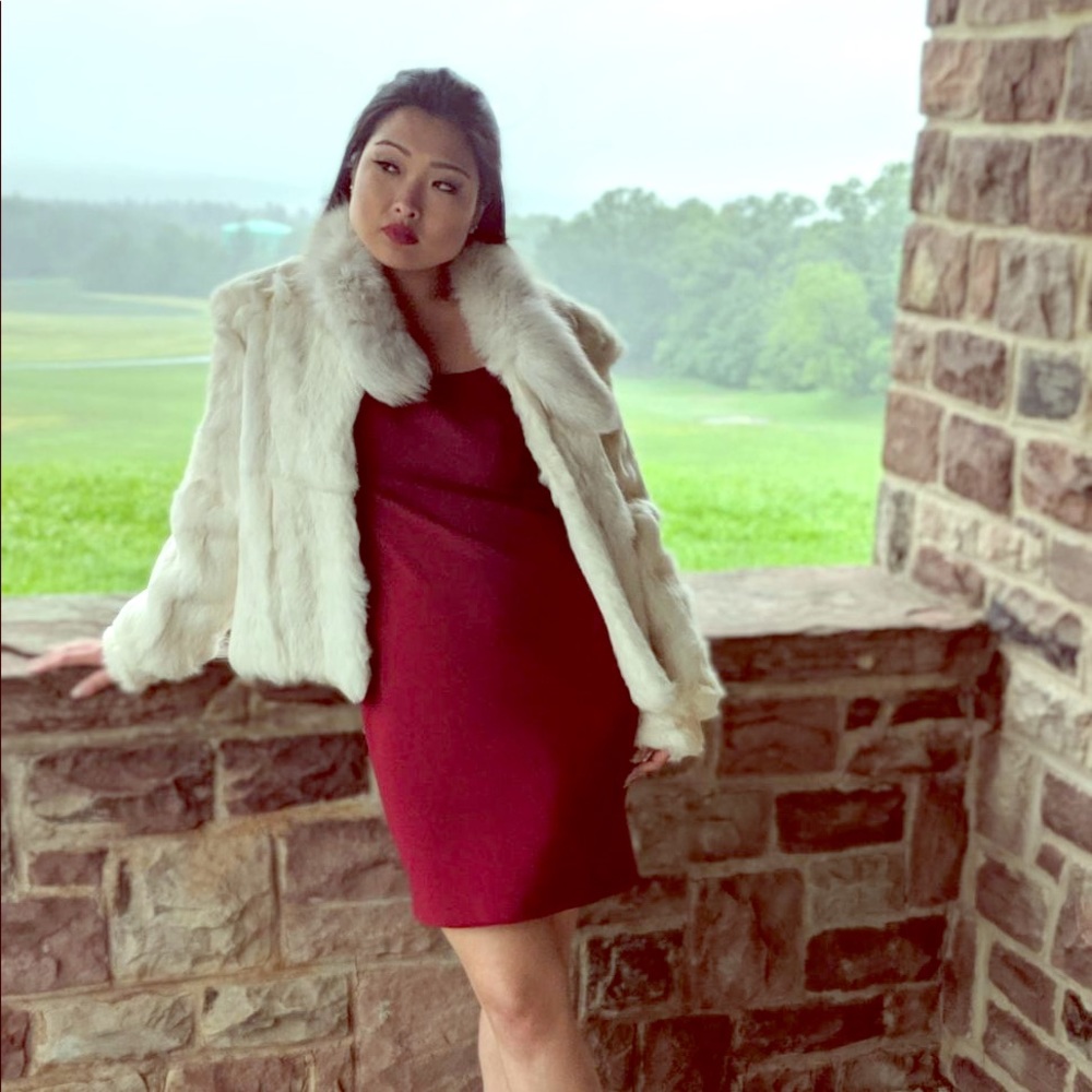 BCBG Maroon Red Tank dress size 8
